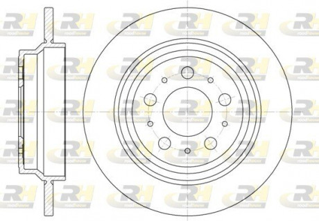 Тормозной диск ROADHOUSE 662000