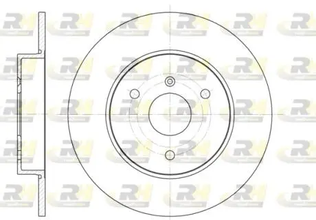 Тормозной диск ROADHOUSE 661700 (фото 1)