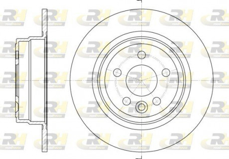 Тормозной диск ROADHOUSE 661500