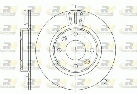 Тормозной диск ROADHOUSE 660310