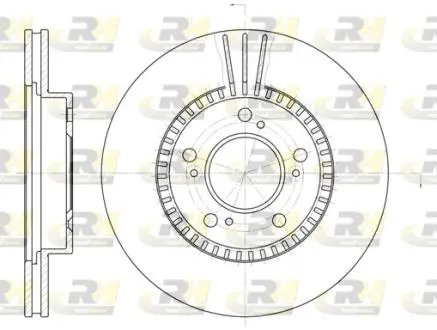 Тормозной диск ROADHOUSE 658610