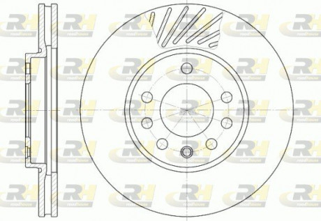Гальмівний диск ROADHOUSE 658410