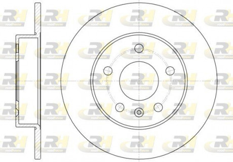 Гальмівний диск ROADHOUSE 657800