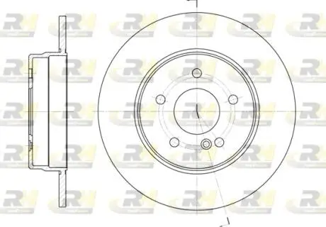 Гальмівний диск ROADHOUSE 655500