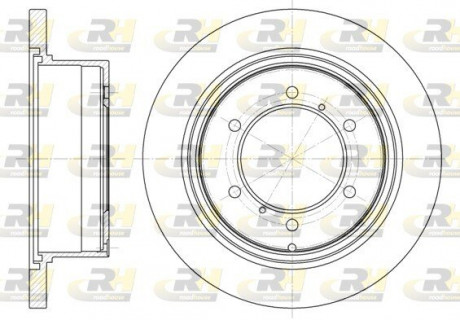 Гальмівний диск ROADHOUSE 655200