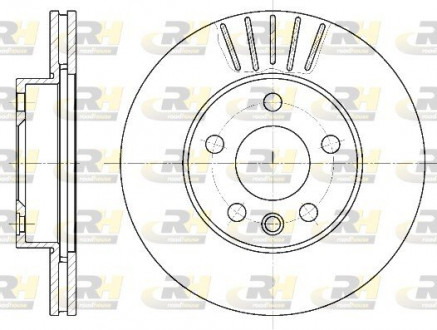 Тормозной диск ROADHOUSE 655110 (фото 1)