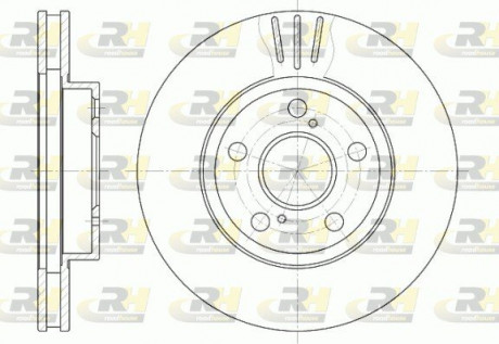 Тормозной диск ROADHOUSE 654010