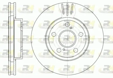 Гальмівний диск ROADHOUSE 654010