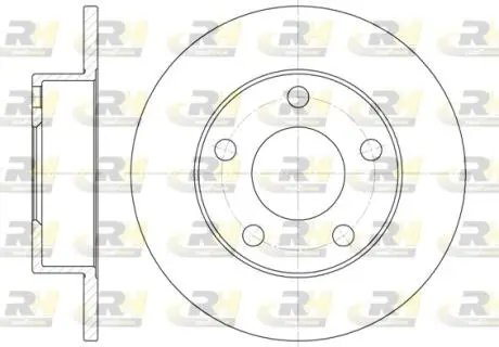 Тормозной диск ROADHOUSE 651300