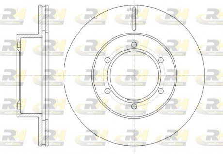 Тормозной диск ROADHOUSE 649710 (фото 1)