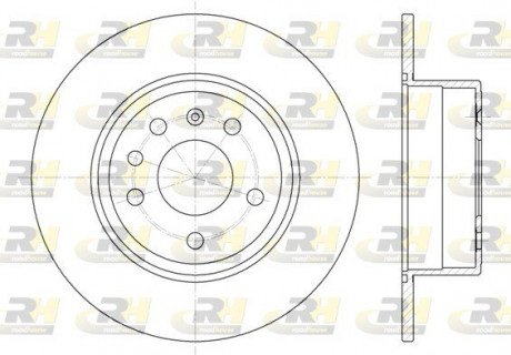 Гальмiвній диск ROADHOUSE 648700