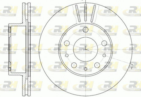 Тормозной диск ROADHOUSE 647610