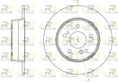 Гальмівний диск ROADHOUSE 646700
