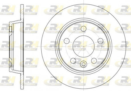 Гальмівний диск ROADHOUSE 645300