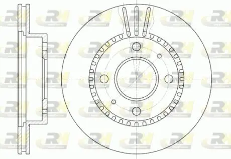 Фото 1 - тормозной диск ROADHOUSE 642310 Тормозной диск ROADHOUSE 642310 (фото 1)