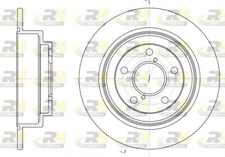 Тормозной диск ROADHOUSE 639800