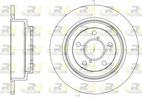 Тормозной диск ROADHOUSE 639800