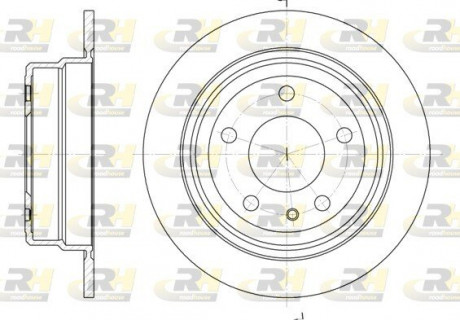 Гальмівний диск ROADHOUSE 630800