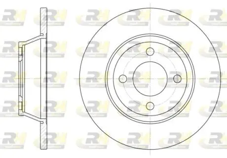 Гальмівний диск ROADHOUSE 628700