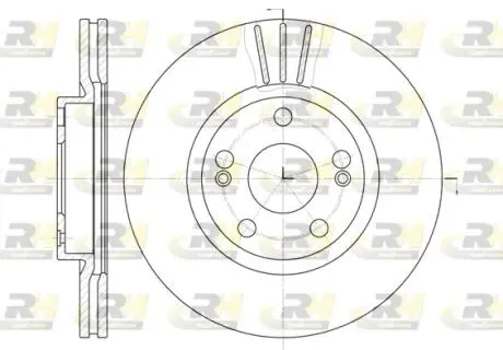 Гальмівний диск ROADHOUSE 630110 (фото 1)