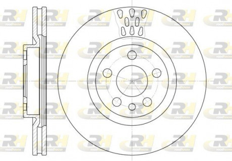 Гальмівний диск ROADHOUSE 630511
