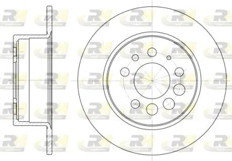 Тормозной диск ROADHOUSE 628300