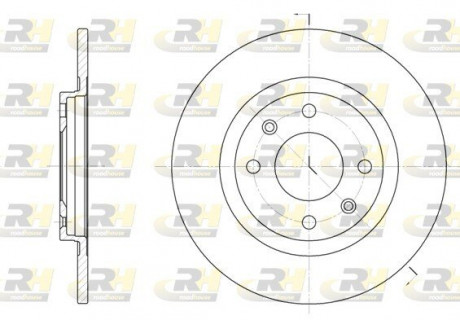 Тормозной диск ROADHOUSE 624101