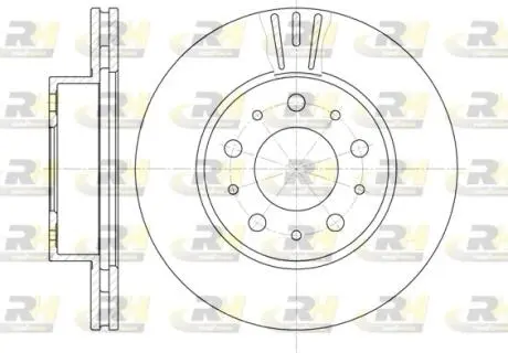 Тормозной диск ROADHOUSE 623110