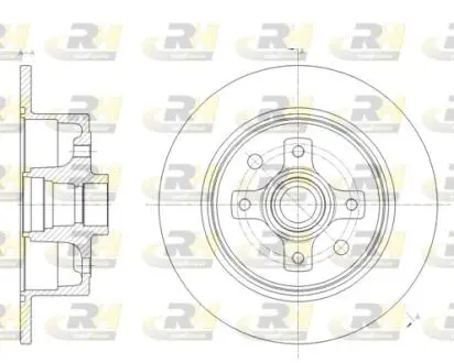 Гальмівний диск ROADHOUSE 621700