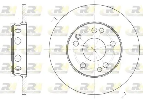 Тормозной диск ROADHOUSE 622100 (фото 1)