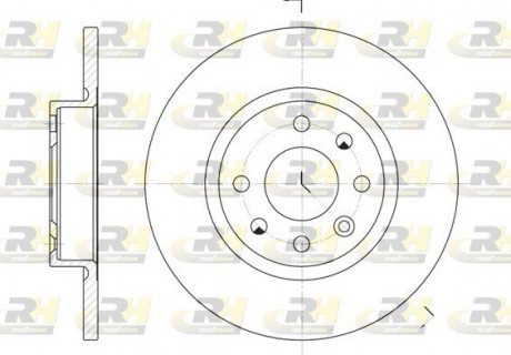 Гальмівний диск ROADHOUSE 620900