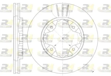 Тормозной диск ROADHOUSE 620510