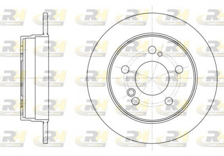 Тормозной диск ROADHOUSE 619400 (фото 1)