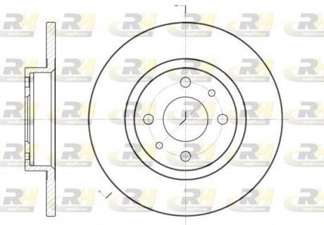 Тормозной диск ROADHOUSE 619100