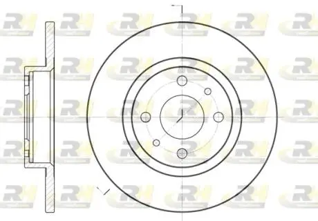 Фото 1 - тормозной диск ROADHOUSE 619100 Тормозной диск ROADHOUSE 619100 (фото 1)