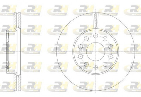 Гальмівний диск ROADHOUSE 6158610