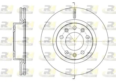 Тормозной диск ROADHOUSE 6158410