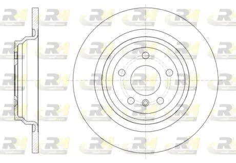 Гальмівний диск ROADHOUSE 6157700