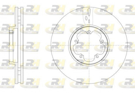 Тормозной диск ROADHOUSE 6156510