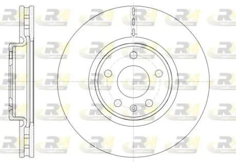 Тормозной диск ROADHOUSE 6154310