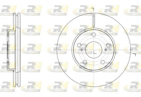 Тормозной диск ROADHOUSE 6153910