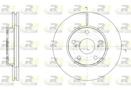 Тормозной диск ROADHOUSE 6153910