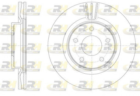 Тормозной диск ROADHOUSE 6153310 (фото 1)