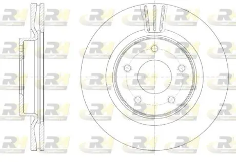 Тормозной диск ROADHOUSE 6153310