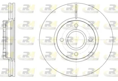 Фото 1 - тормозной диск ROADHOUSE 6150210 Тормозной диск ROADHOUSE 6150210 (фото 1)