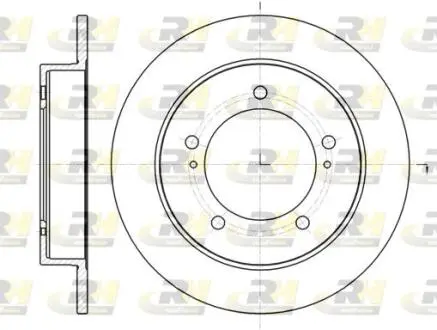 Тормозной диск ROADHOUSE 6149000