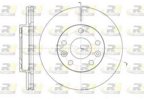 Гальмівний диск ROADHOUSE 6147810