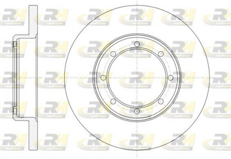 Тормозной диск ROADHOUSE 6147600 (фото 1)