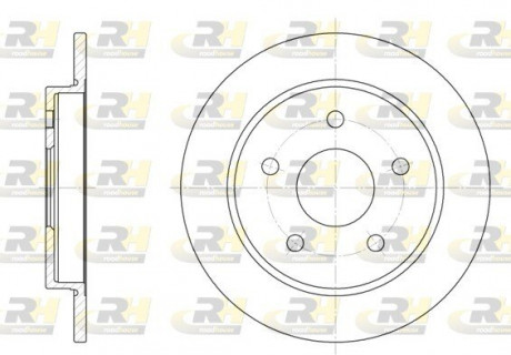 Гальмівний диск ROADHOUSE 614700