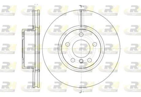 Гальмівний диск ROADHOUSE 6145410